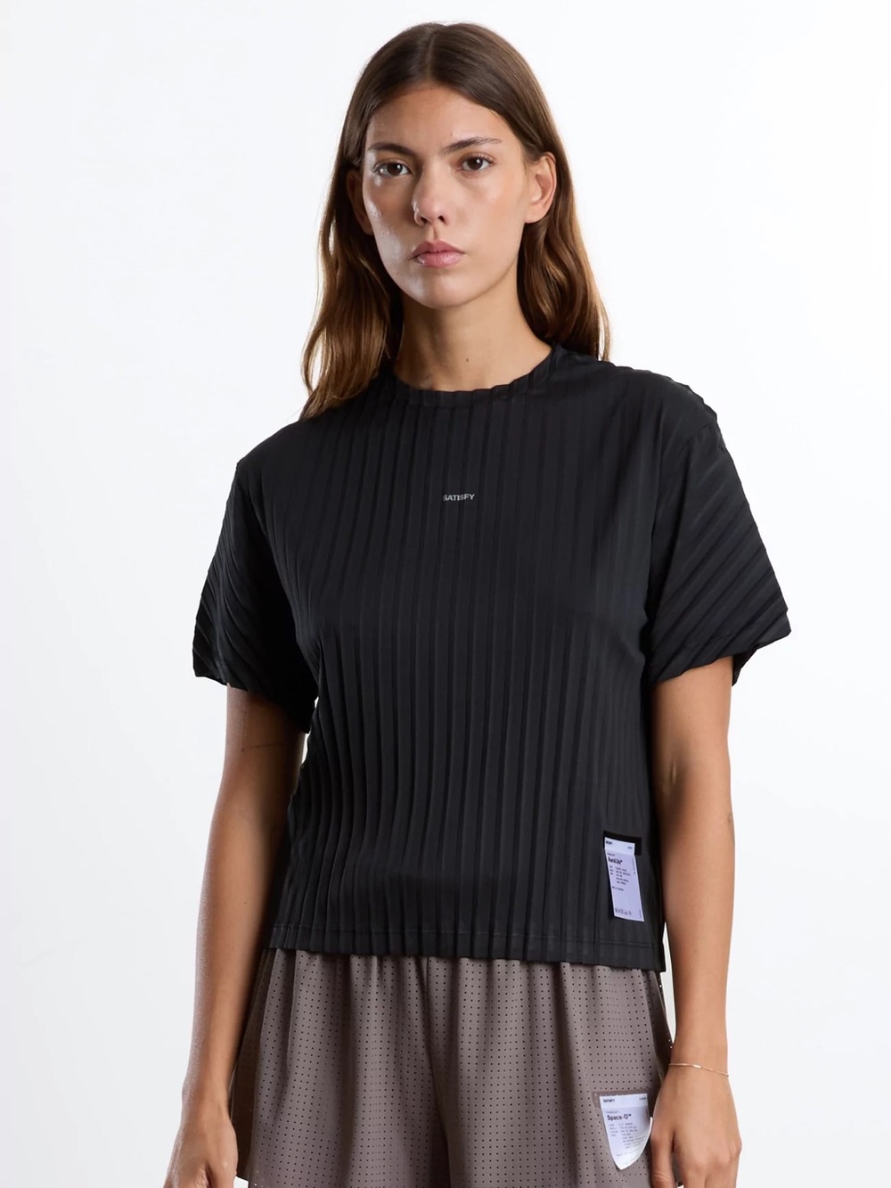 Satisfy AuraLite Short Sleeve Tee in Black
